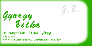 gyorgy bilka business card